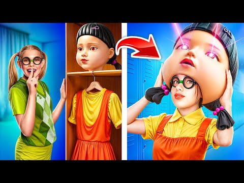 من نيرد لعروسة سكويد جيم العملاقة في الحياة الواقعية