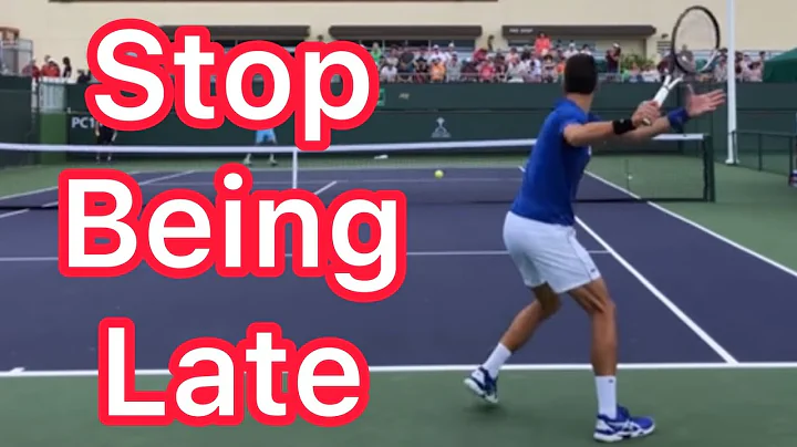 Stop Being Late On Your Forehand & Backhand (Advanced Tennis Tip)
