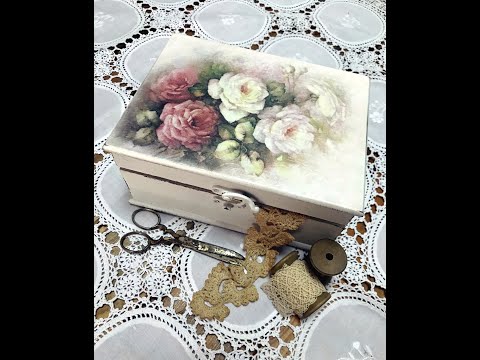 Мастер класс декупаж шкатулки видео уроки