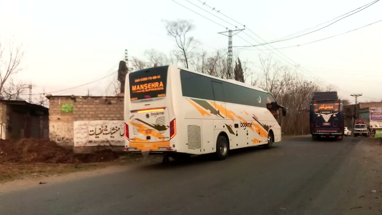 Mansehra Express|| ougi road kanate || ab kiya Karen gey dekhen ap sab bhi 😲🚌