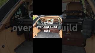 cayenne overland Build, rear rack install