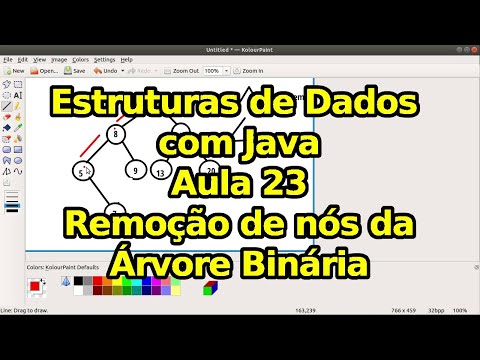 Aula 23 - Remoção de nós de árvore binária - Estruturas de Dados com Java