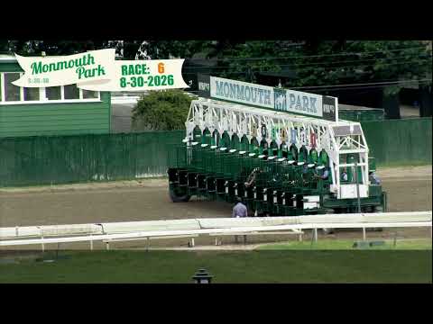 video thumbnail for MONMOUTH PARK 08-30-2026 RACE 6