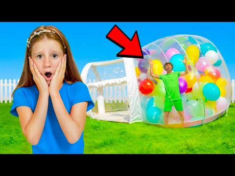 नस्त्या और बच्चों की मजेदार कहानी बैलून पार्क में