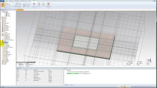 CST Microwave Studio, Rectangular patch antenna