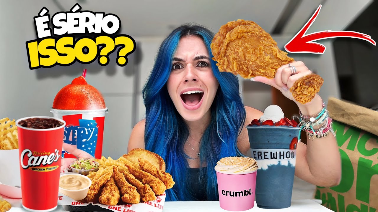 PROVEI AS COMIDAS MAIS ESTRANHAS E VIRALIZADAS DOS EUA!!!