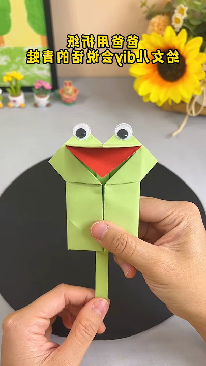 Step-by-Step Origami Talking Frog #shorts
