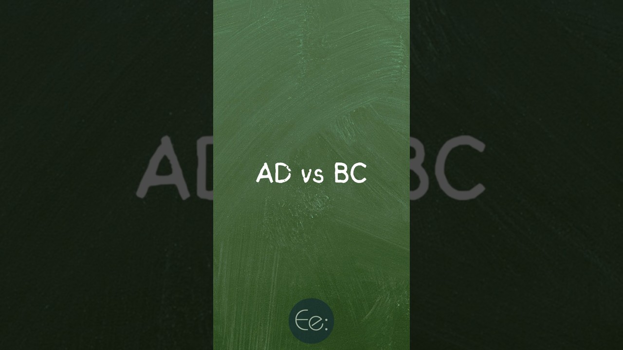 AD vs. BC ⏳ What’s the Difference? by English explained 