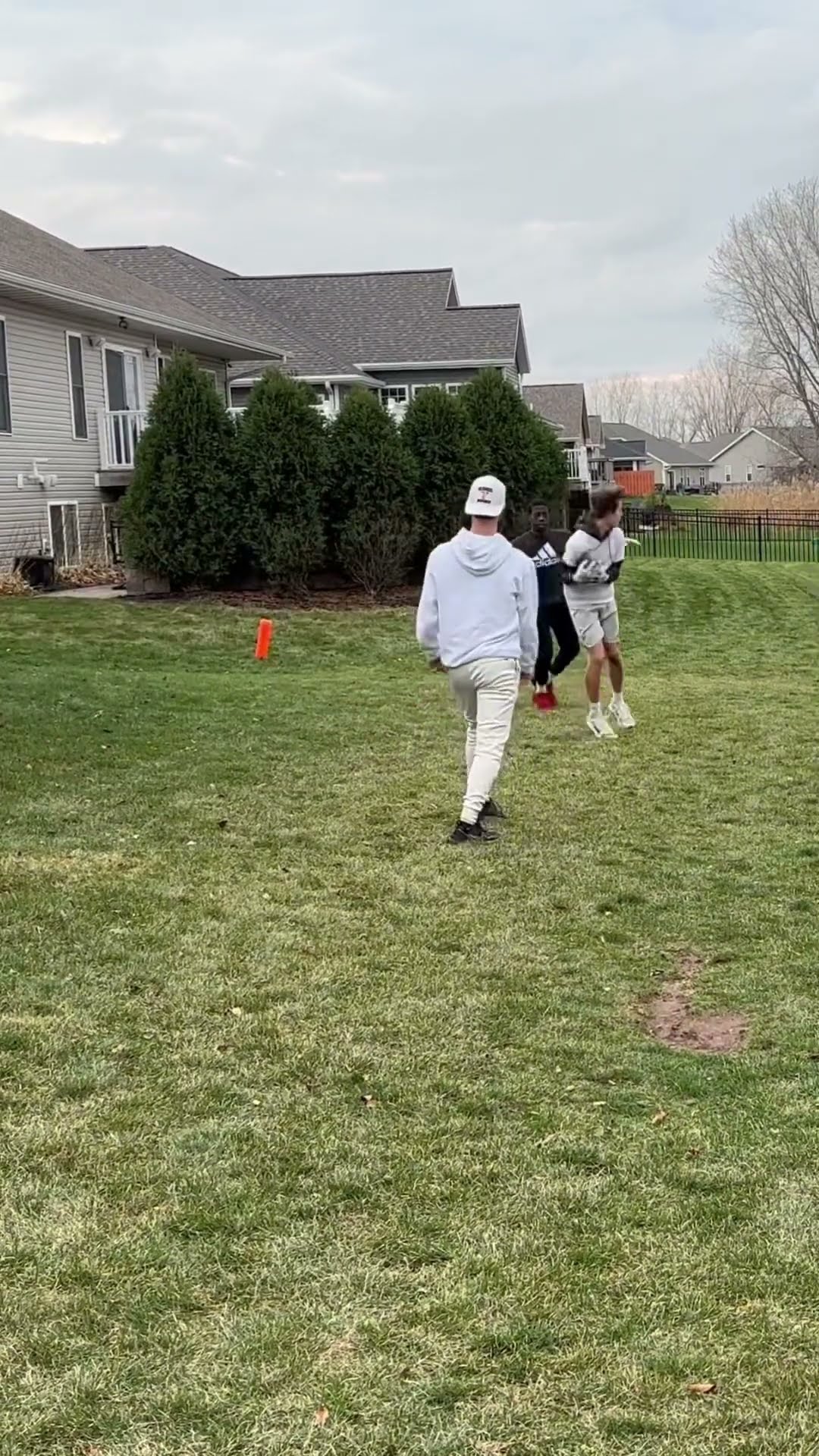 Noah breaks Richmond’s ankles and almost scores the touchdown?!! #football #sports #shorts #nfl