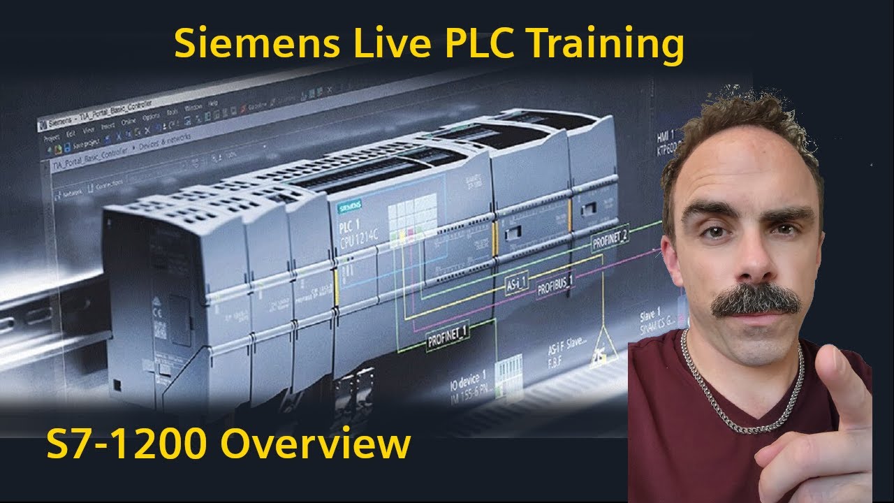 Live Siemens PLC Training: S7-1200 Overview, IO Device, Analog Inputs ...