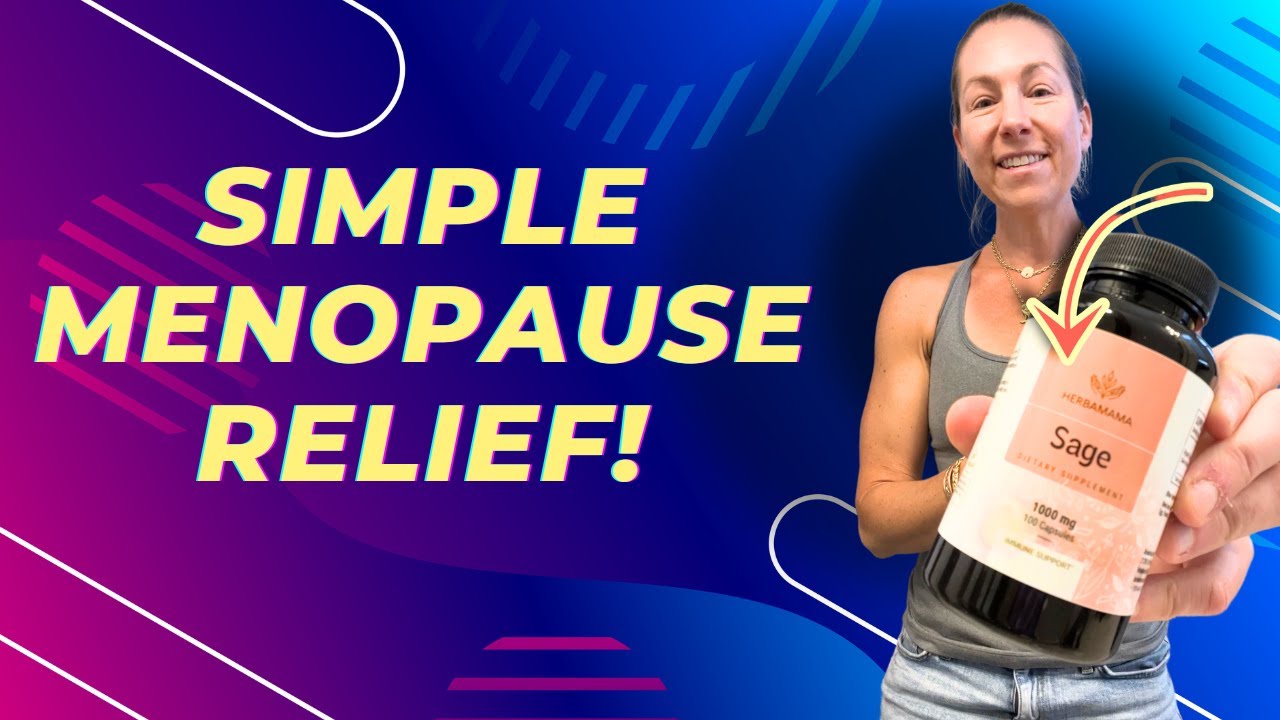 Review Natural Menopause Relief HERBAMAMA Sage for hot flashes, night