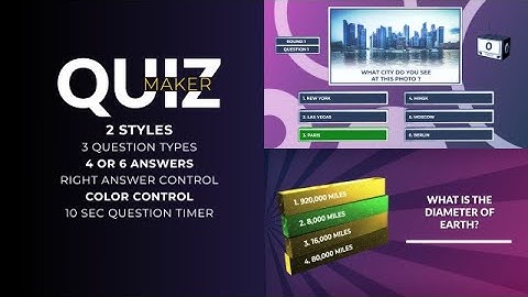 Quiz Maker After Effects Templates