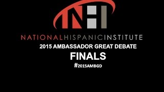 2015 Ambassador Great Debate Finals
