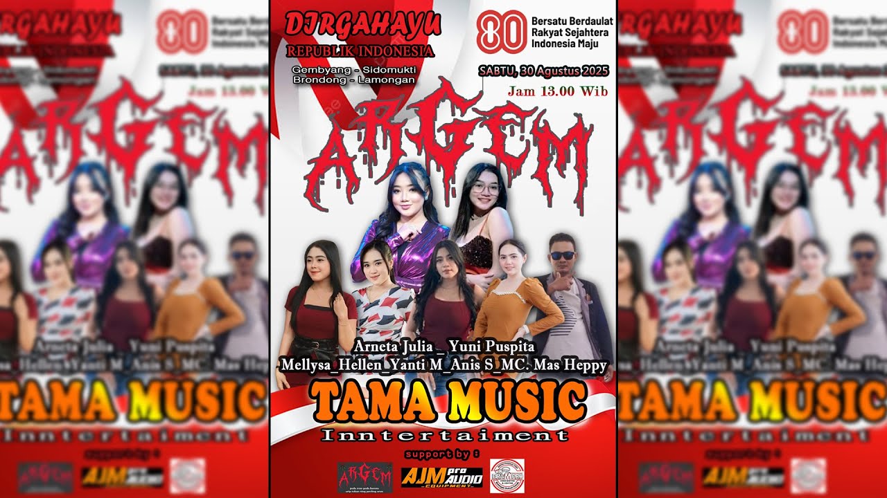 🔴ıllı LIVE STREAMING "TAMA MUSIC" PEMUDA ARGEM COMMUNITY