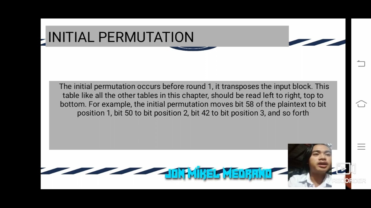 INITIAL PERMUTATION
