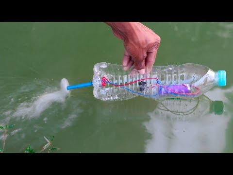 বোতল দিয়ে নৌকা বানিয়ে ফেলুন | How to Make Plastic bottle Boat 🔥🚤 Amazing DIY Boat