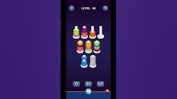 レベル66 ナットカラーソート - スクリューパズル (Guru Game) #nutssort #nutsort #boltnutcolor