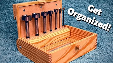 Forstner Bit Storage:  Build Your Own Custom Solution