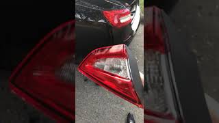 Maserati Tail light removal