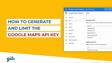 How to generate and limit the Google Maps API Key