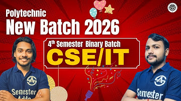 Bteup 4th Semester Computer Science / Information Technology New Course Launched | @SemesterAdda