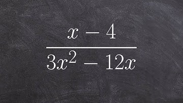 Factoring out the GCF to simplify the rational expression