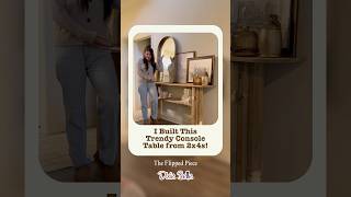 The Easiest DIY Console Table You'll Ever Make  #diy #furnitureflip #diyprojects