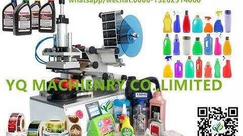 Demo video for tabletop square bottle wrap around labeler four sided labeling machines