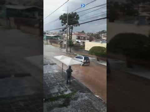 Chuva com granizo em Curitiba e região #shorts