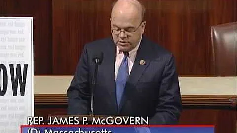 Congressman McGovern's End Hunger Now: We Shouldn't Be Playing Politics With Our Kids' Health