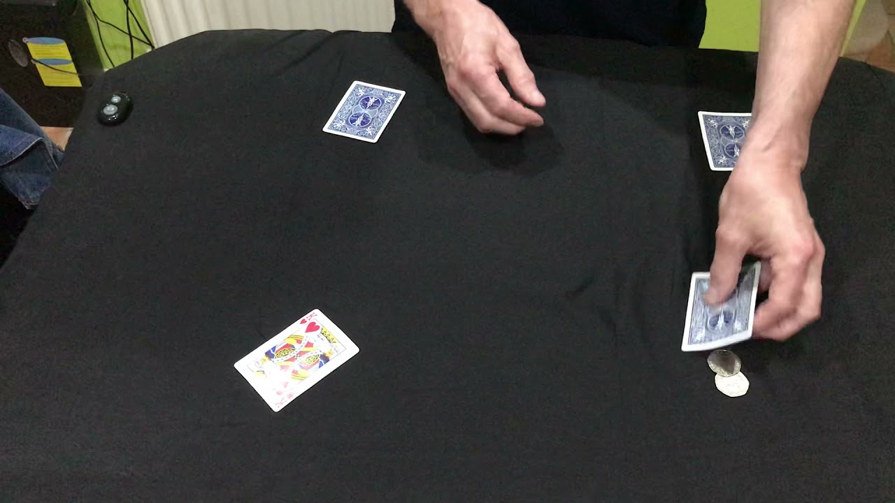 coin matrix magic a cool coin transposition - YouTube