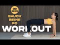 Bauch beine po workout  ohne equipment  ohne wiederholungen  30 minuten