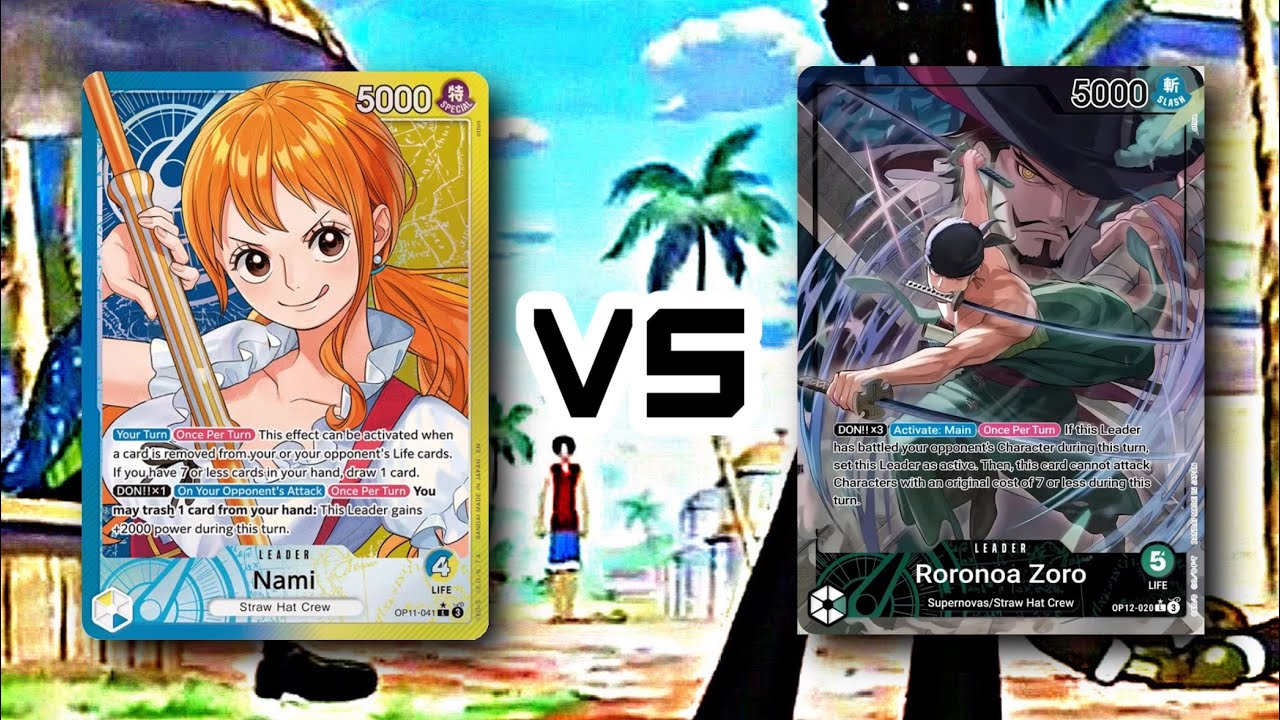 OP12.5) Blue/Yellow Nami vs Green Zoro - YouTube