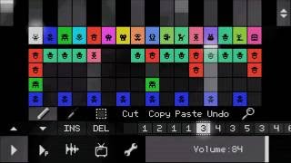 PixiTracker 1Bit Android Mobile App Original Composition - Demo Song 1 screenshot 5