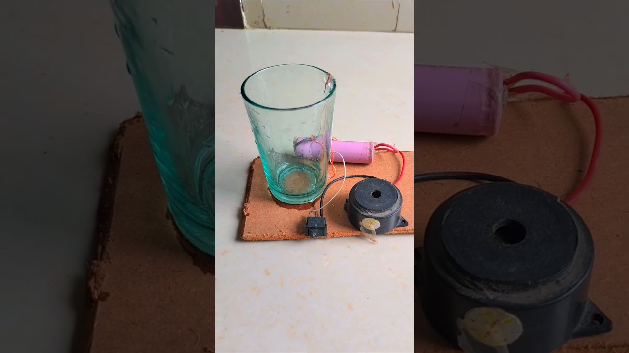 DIY Water Alarm with DC Motor | Science Project