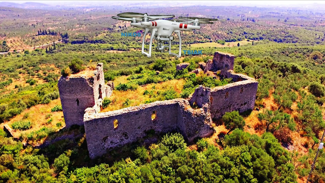 Μεσαιωνικό κάστρο Μίλα Μεσσηνίας (phantom 3)