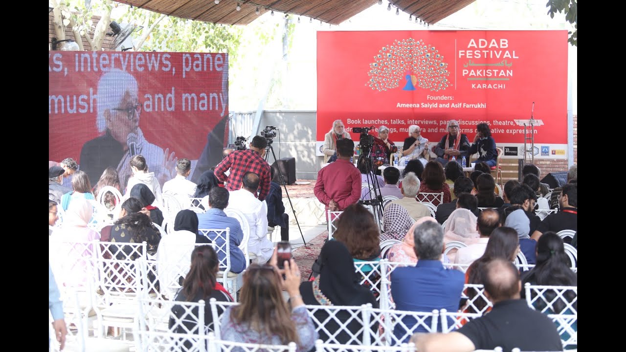 ADAB FESTIVAL KARACHI PAKISTAN 2nd DAY HALL 2