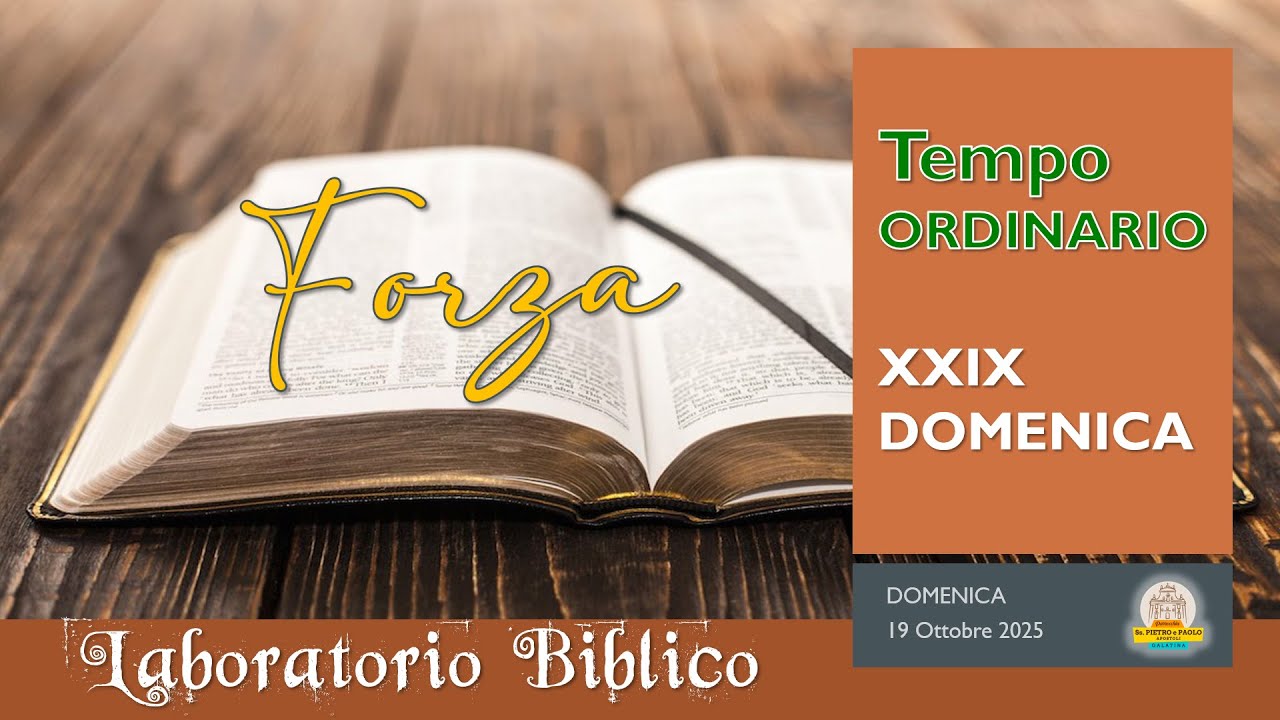 35. XXIX DOMENICA TEMPO ORDINARIO. La preghiera incessante, forza dei credenti