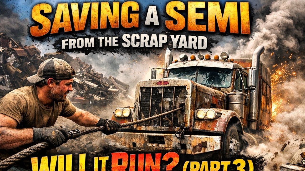 Saving a Semi From the Scrap Yard.Will It Run? (Part 3) #rusttoroar #willitstart