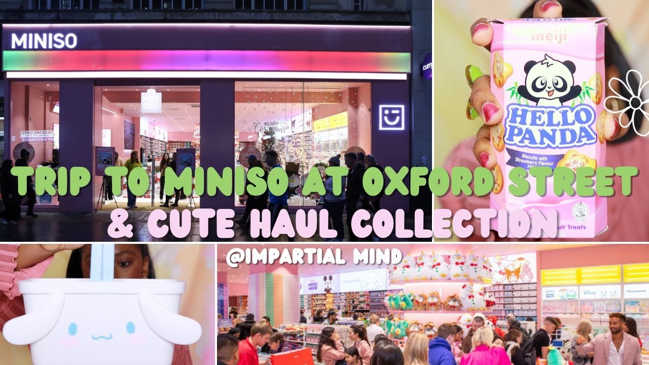 🛍 Trip to Miniso at Oxford Street & Cute Haul Collection