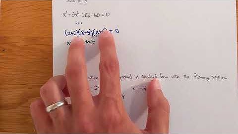 3-4 Fundamental Theorem of Algebra