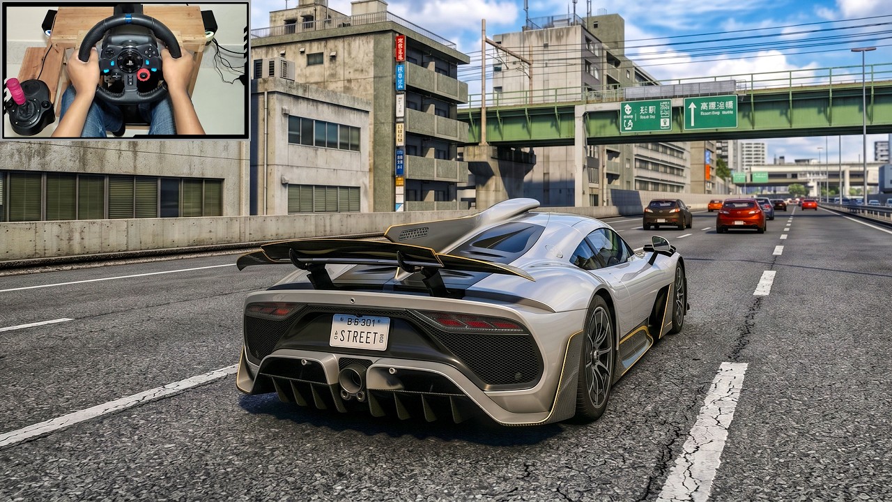 DLC プロモ　ムーラン　ペガサス Mercedes-AMG ONE | Forza Horizon 6 Full Highway | Steering wheel