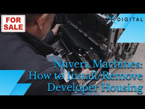X-Digital Tech Tip: How to replace a Xerox Nuvera 144EA 157EA Developer Housing.   Part #604K67580
