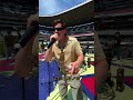 Un sentimiento increíble el tocar aqui🤩🙌🏼 #estadioazteca #shorts  #bandalosrecoditos