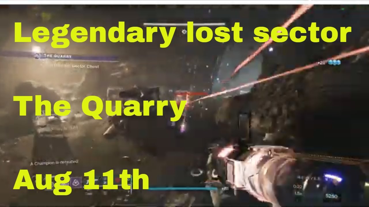 destiny 2 legendary lost sector august 11th easy easy !! YouTube