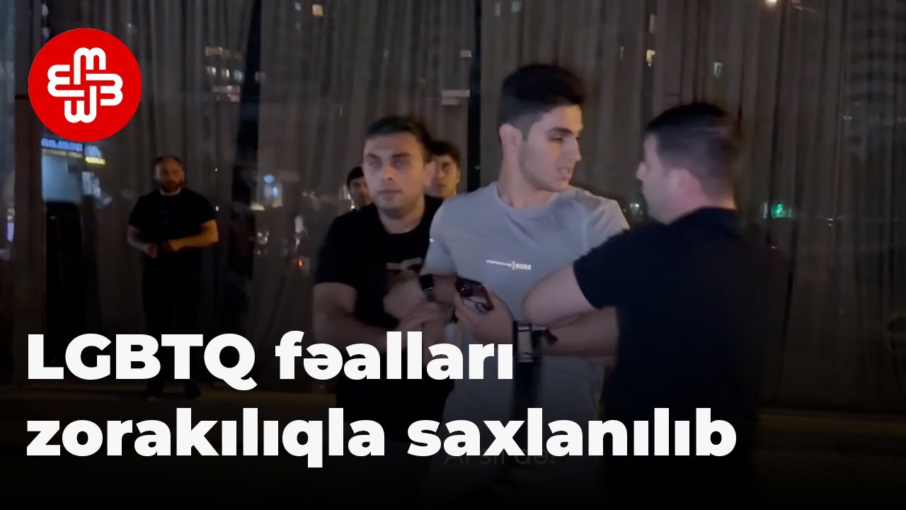 Saxlanılan transgenderlərə görə fəallar aksiya keçirdi