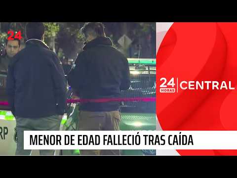 Menor de edad falleció después de caer de noveno piso | 24 Horas TVN Chile