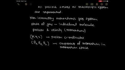 Classical Statistics: Phase Space