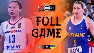 Mongolia 🇲🇳 v Ukraine 🇺🇦  | Women | Full Pool Game | FIBA 3x3 World Cup 2025 | 3x3 Basketball