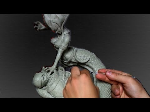 Sculpting Cassiopeia from League of Legends [Unfinished projects]